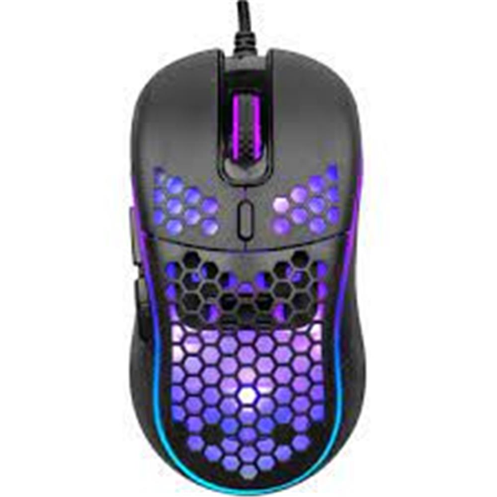 Hytech HY-X6 3600DPI 7 Button RGB Story Siyah Gaming Oyuncu Mouse (1,5Mt Örgülü Kablo Uzunluğu)