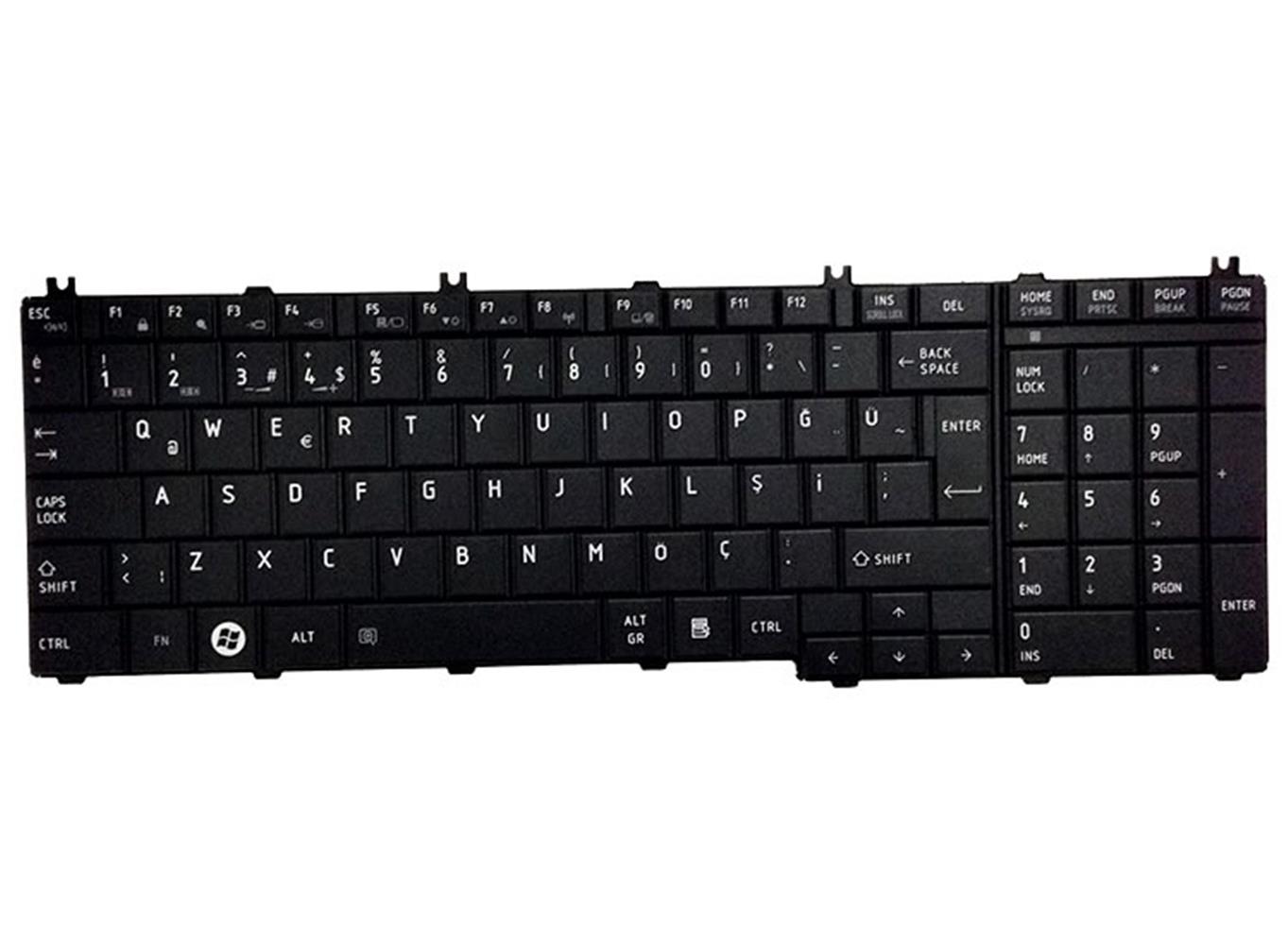 HP NBKL0863LD J9A13EA Klavye Işıklı