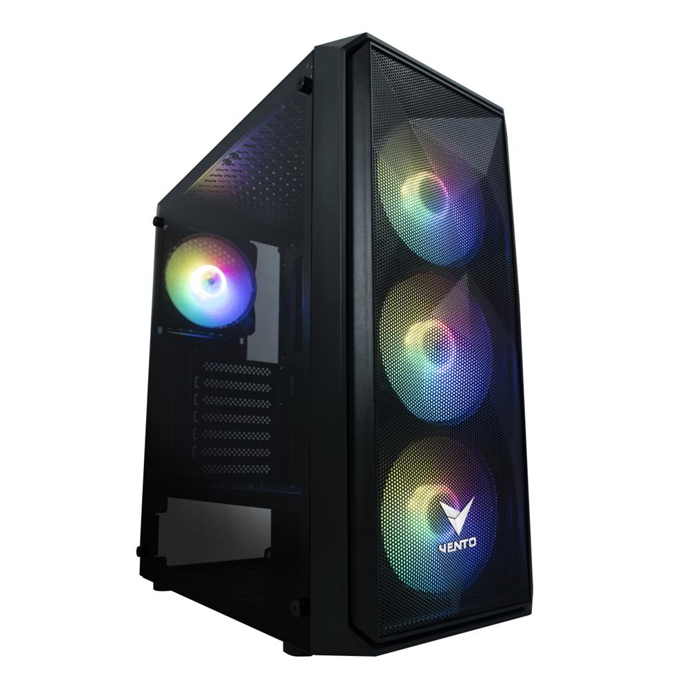 VENTO 750W 80 Plus VG10F RGB Fan ATX Gaming Kasa