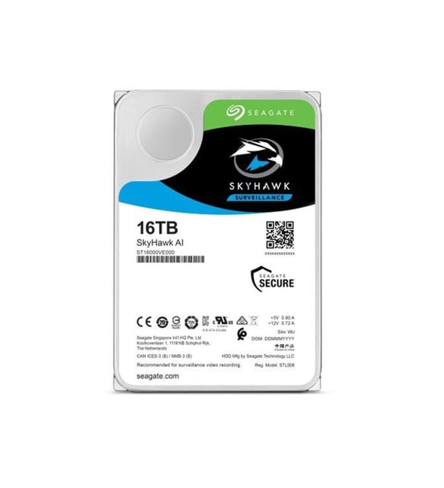 Seagate 16TB SkyHawk 3.5"  7200RPM SST16000VE002 7-24 Harddisk (İthalat)