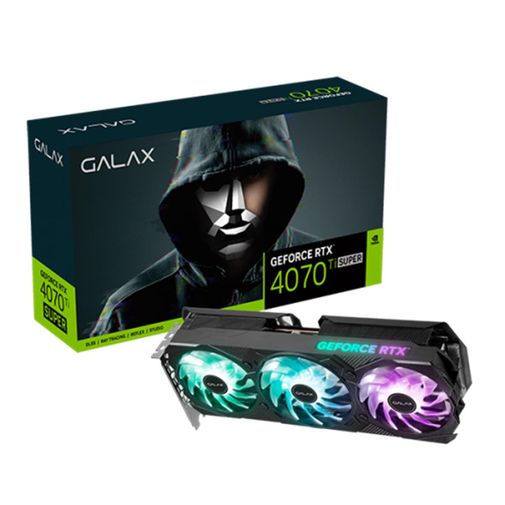 Galax GeForce RTX4070TI SUPER EX 16GB 256BIT GDDR6X DLSS3 Nvidia HDMI DP Ekran Kartı (47UZM6MD9BUP)	