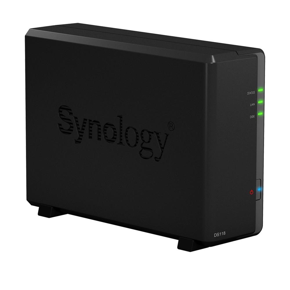 Synology DS118 1 Yuvalı 16 TB NAS Depolama Ünitesi