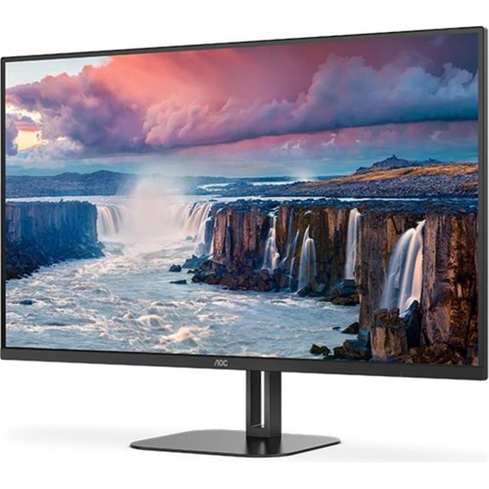 Aoc 31.5" Q32V5CE-BK 1Ms 75Mhz 1Xhdmı 1Xdp Qhd 2560X1440 Hoparlör Freesync Vesa Siyah Monitör