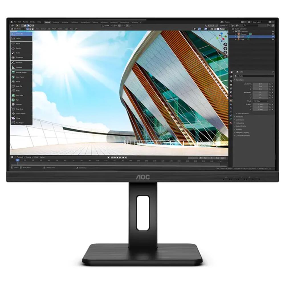 Aoc 27" U27P2 4ms 60Hz Adaptive-Sync IPS 4K Ultra HD Pivot Monitör