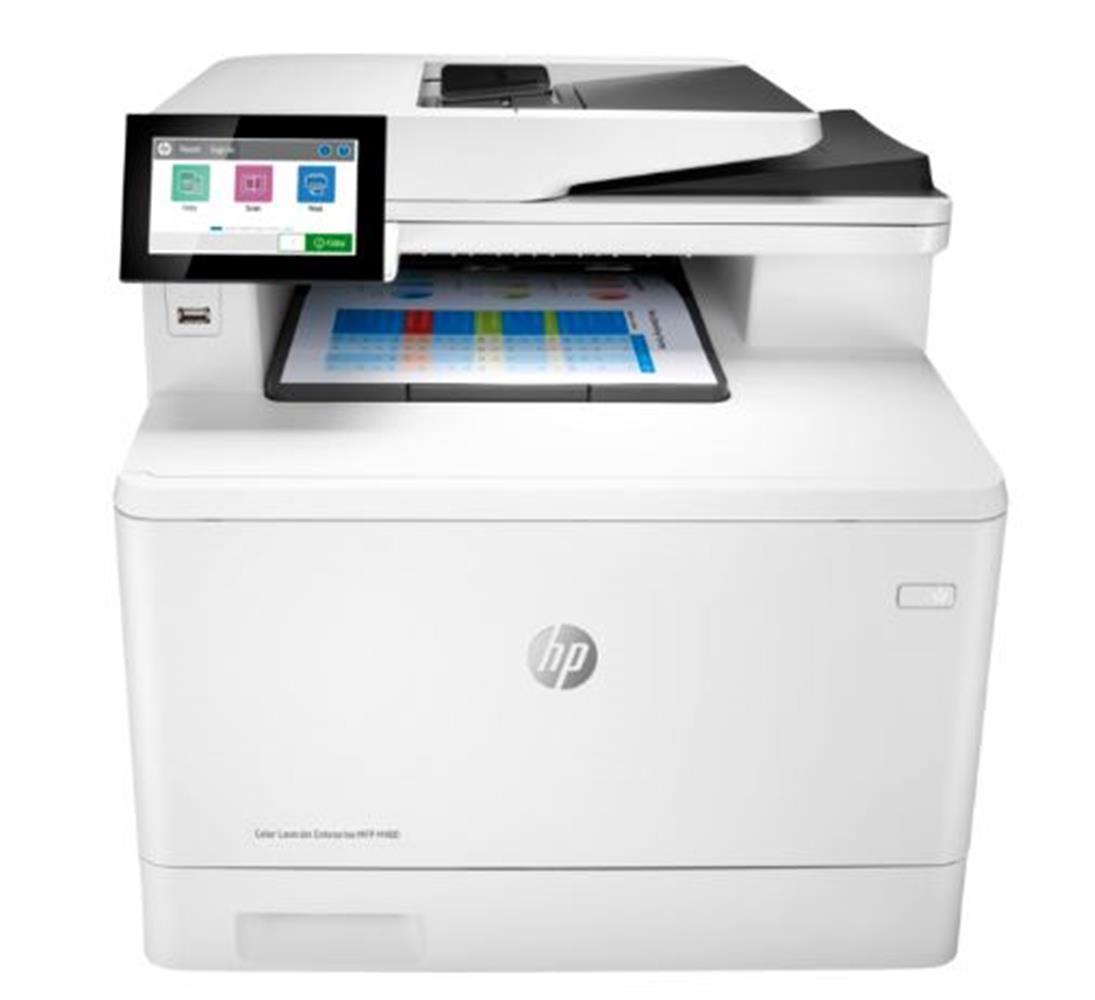 HP 3QA55A M480F YAZICI-TARAYICI-FOTOKOPI-FAKS--NETWORK OK FONKSIYONLU RENKLI LASER YAZICI