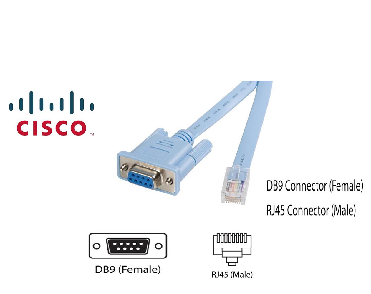 Cisco CAB-CONSOLE-RJ45 RJ45 AND DB9F KABLO 