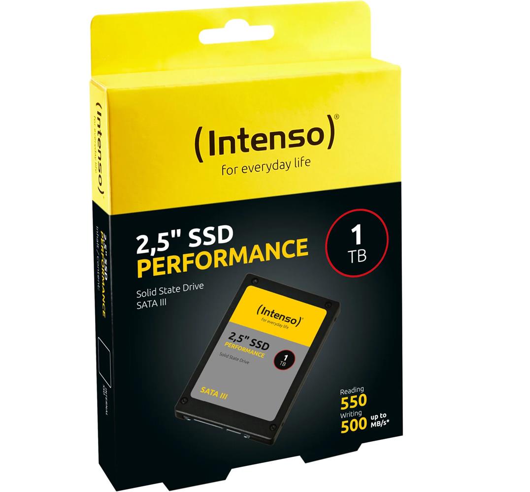 Intenso 1Tb 3812460 Top 550MB--500MB-s 2.5" Sata 3 Ssd