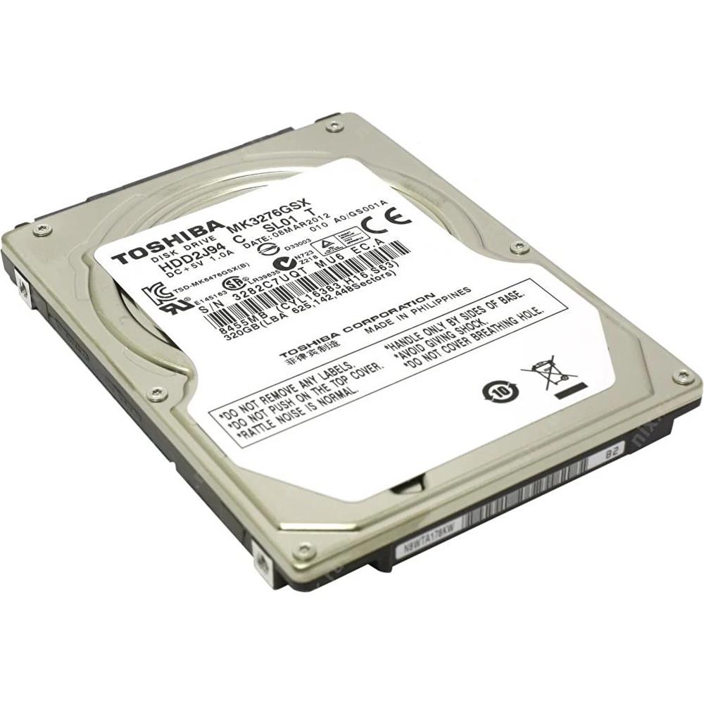 Toshiba 320Gb 2.5" 5400 Rpm MQ01ABD032V 8Mb Sata Notebook Harddisk