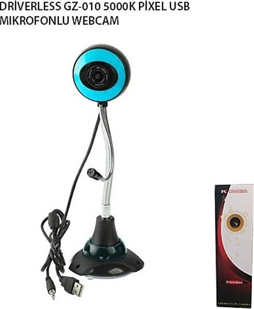 DIRVERLEESS GZ-010 5000K USB MIKROFONLU WEBCAM