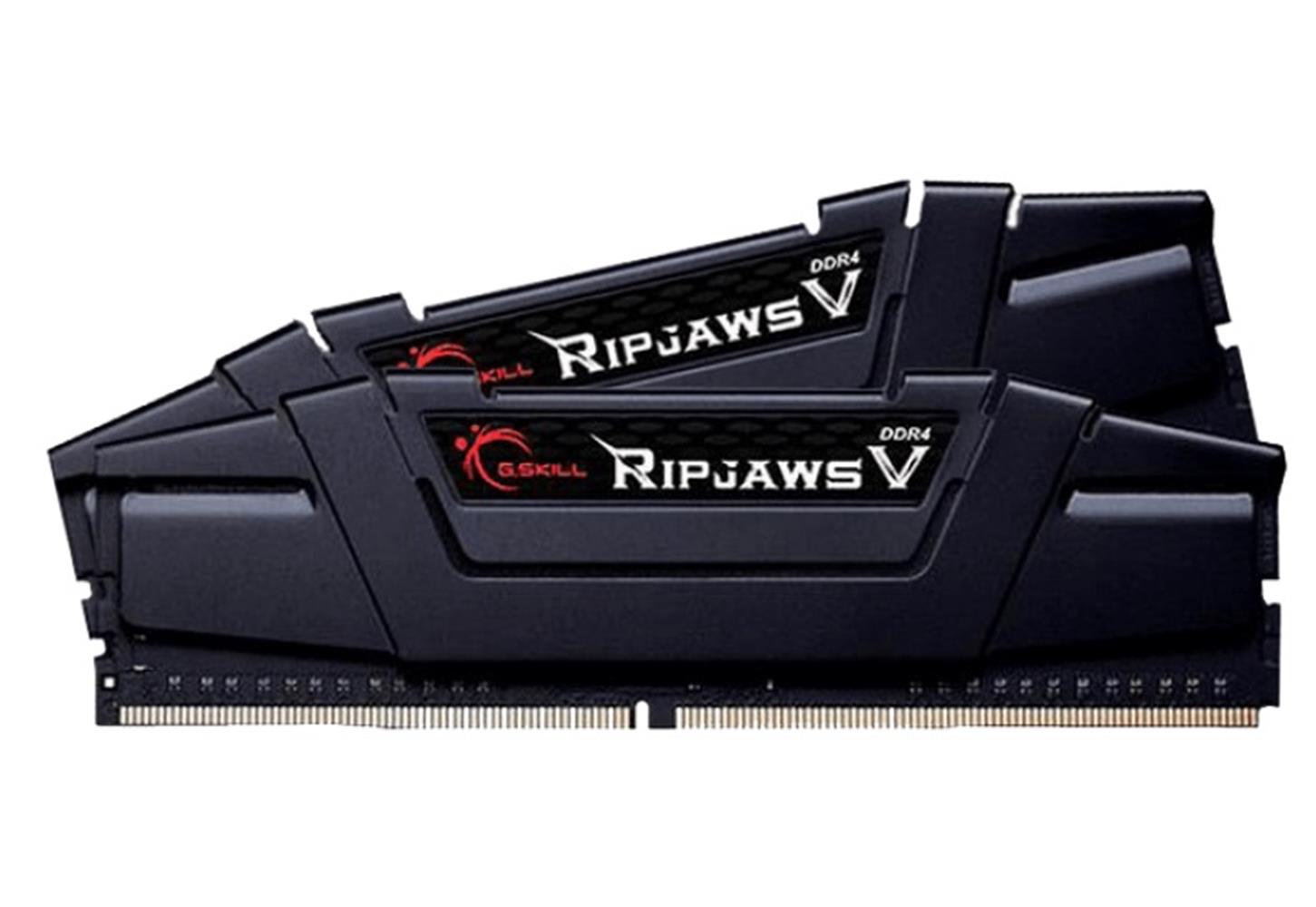 GSkill RipjawsV 16GB (2X8GB) DDR4 3200MHz  Siyah-CL16-Soğutuculu Pc Ram