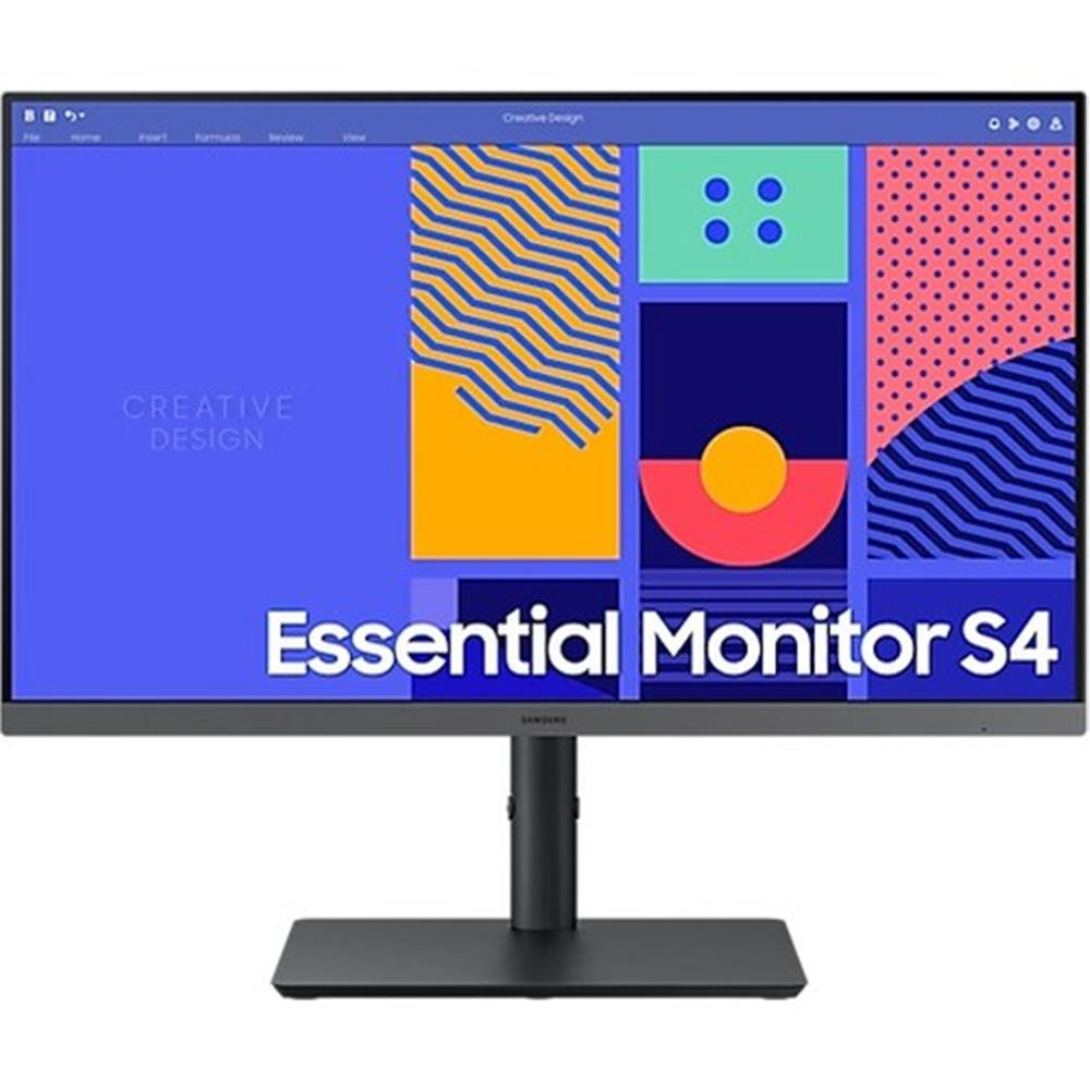 Samsung 24" Essential LS24C432GAUXUF 4 ms Full HD Pivot IPS Monitör