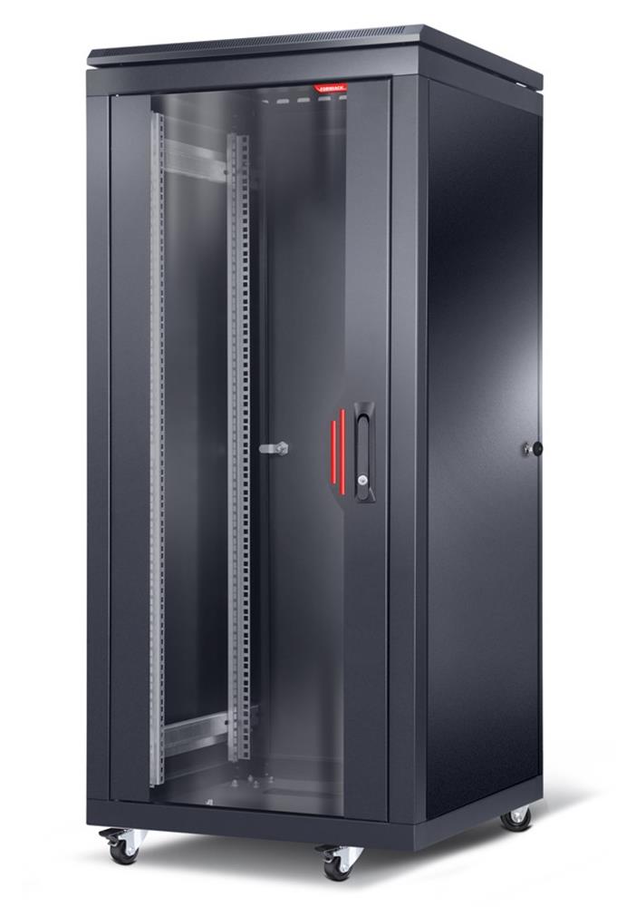 Formrack 36U 800X800 Netline Kabinet (2 Lİ FAN)(SABİT RAF 800)TEKERLEK 