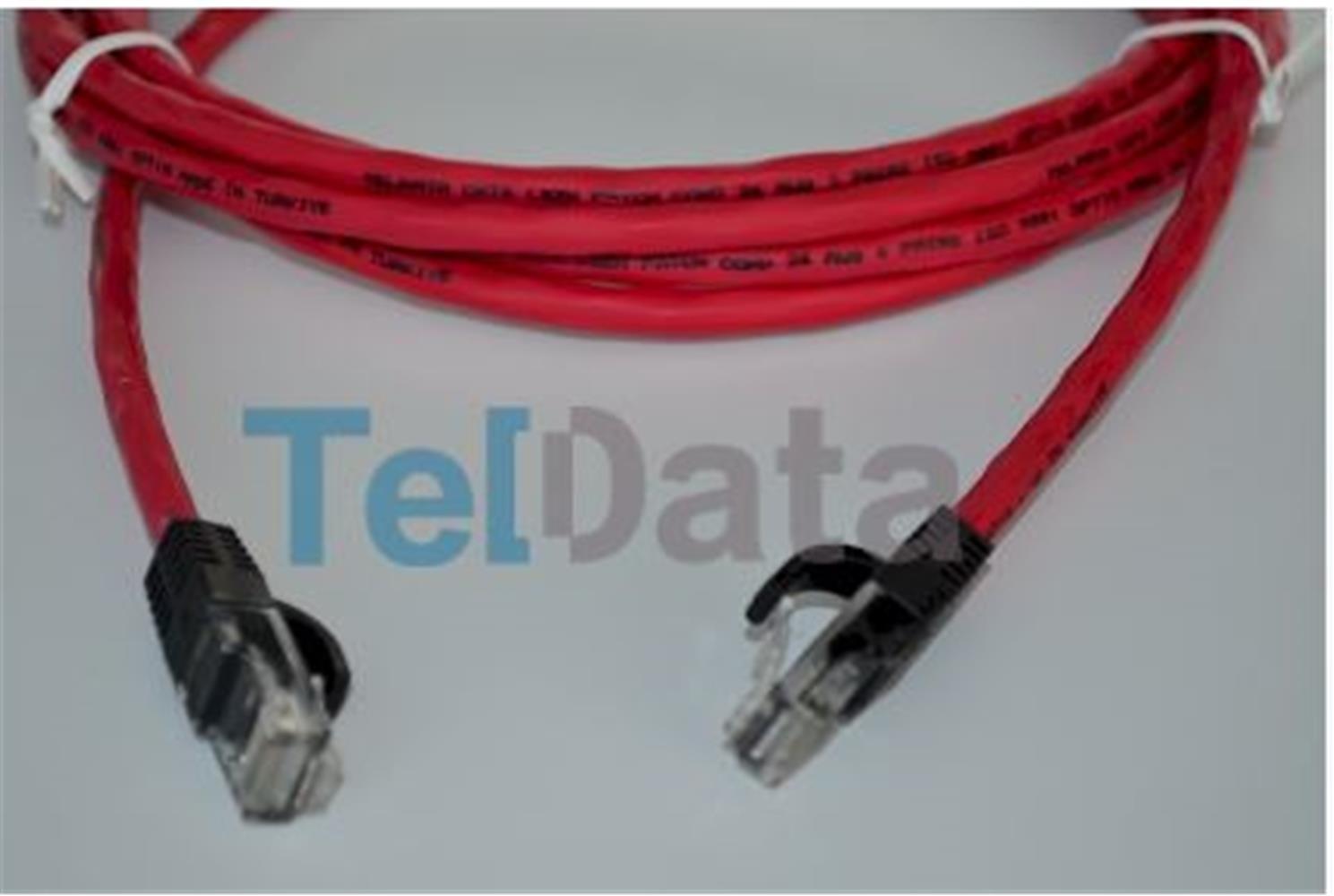 Teldata TLD-300K Cat6 3MT Kırmızı Utp Patch Kablo