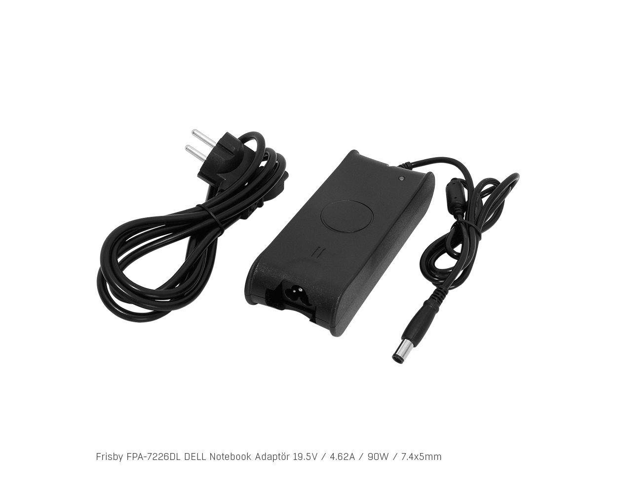 Frisby FPA-7226DL Notebook Adaptör (Dell) 19.5V  4.62A (Uç Boyutu : 7.4 x 5.0mm)