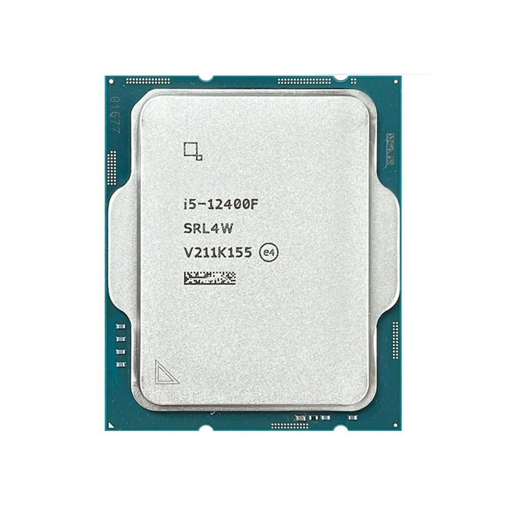 Intel Core i5 12400F TRAY 2.5 GHz 4.4 GHz 18MB LGA1700P VGAsız Kutusuz 12.Nesil İşlemci 