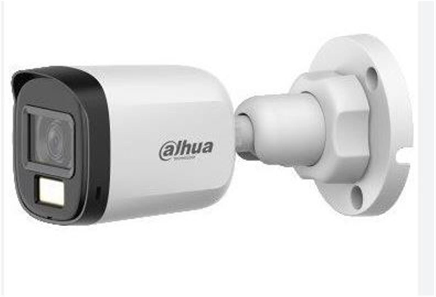 Dahua HAC-B1A21P-U-IL-A 2 MP Akıllı Çift Işıklı HDCVI Bullet Kamera 30mt Mikrofonlu