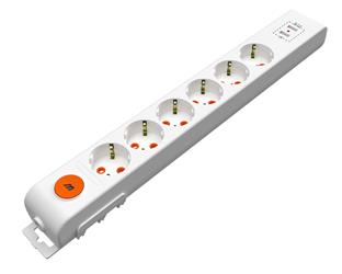 Mutlusan Rı-Tech 6lı Anahtarlı 2Usb Klemensli Topraklı  Grup Priz  (001 175 650001 00 00)  