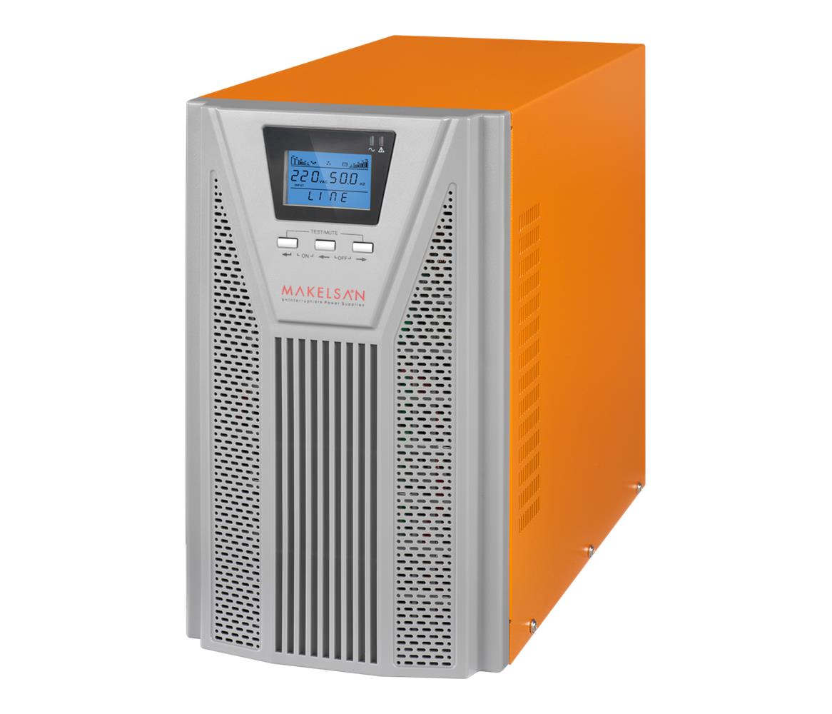 Makelsan Powerpack SE Serisi 3 kVA+SNMP  Online 1F-1F 6x9Ah Akü