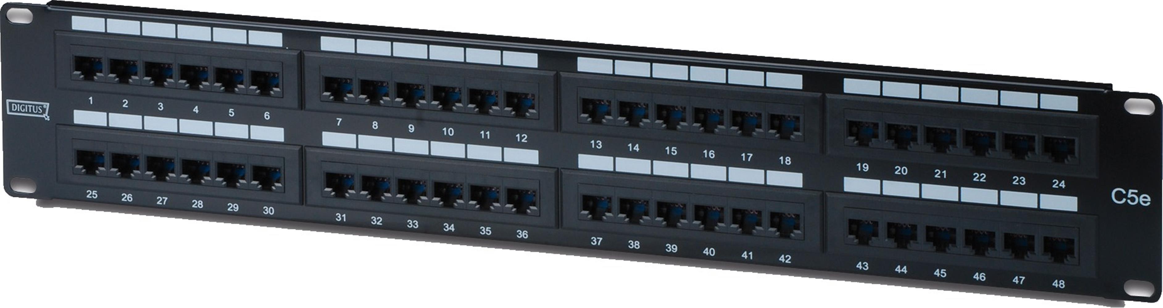 DNE-U24P-BP11 UTP EMPTY 2U PATCH PANEL WİTH 