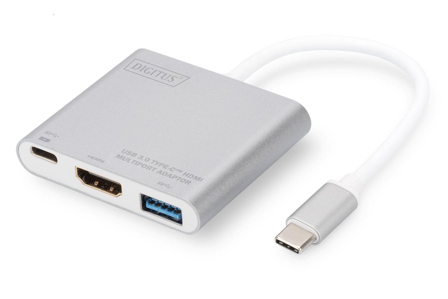 Digitus DA-70838 USB 3.0 (USB Tip C)  -  HDMI Grafik AdaptörüUSB 3.0 HubGiriş: 1 x USB Tip C erkek 