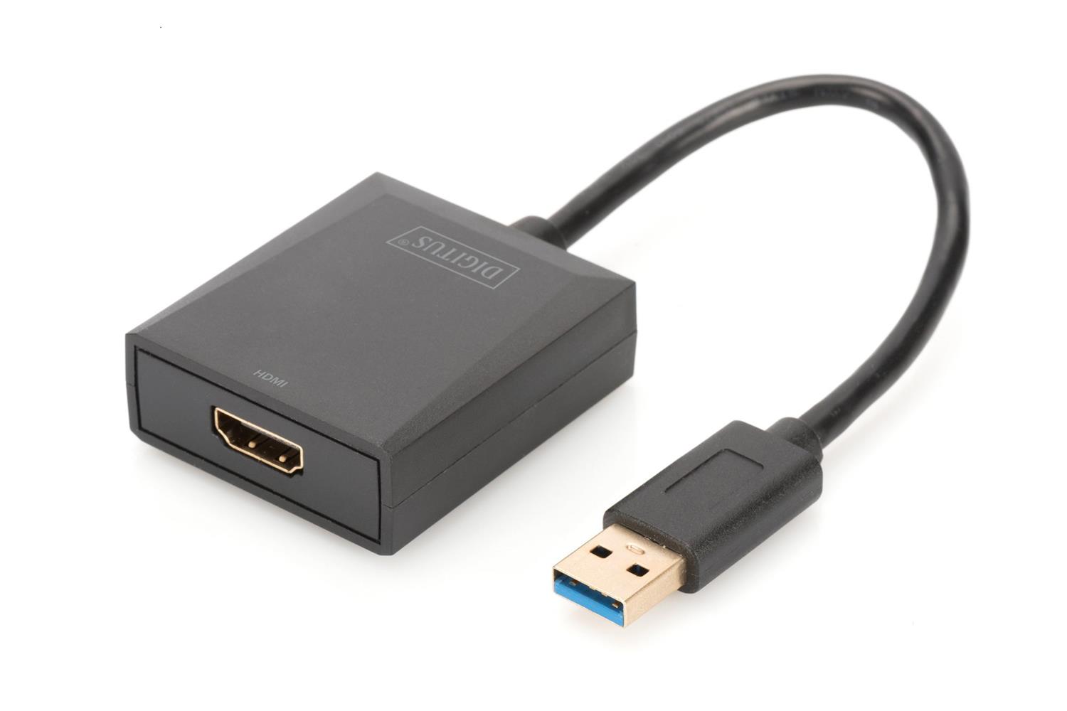 Digitus DA-70841 USB 3.0 HDMI  1xUSB 3.0USB-A erkekÇıkış 1xHDMI A (19-pin)dişi (Full HD,1080p)