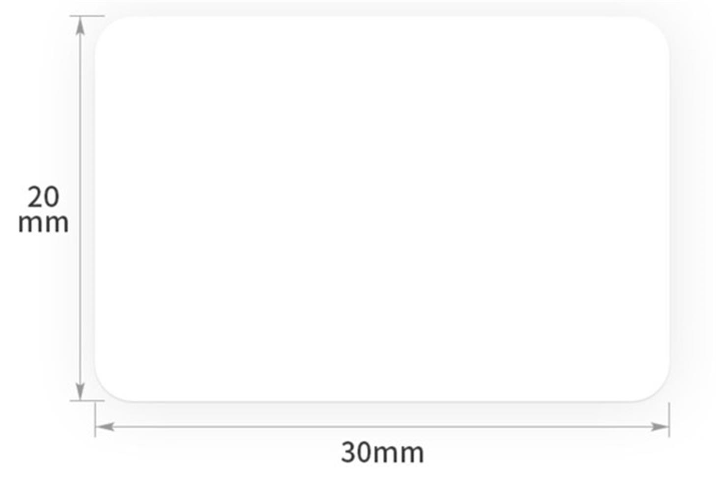 NIIMBOT T30-20-320WHITE Beyaz 30X20MM Termal Etiket 