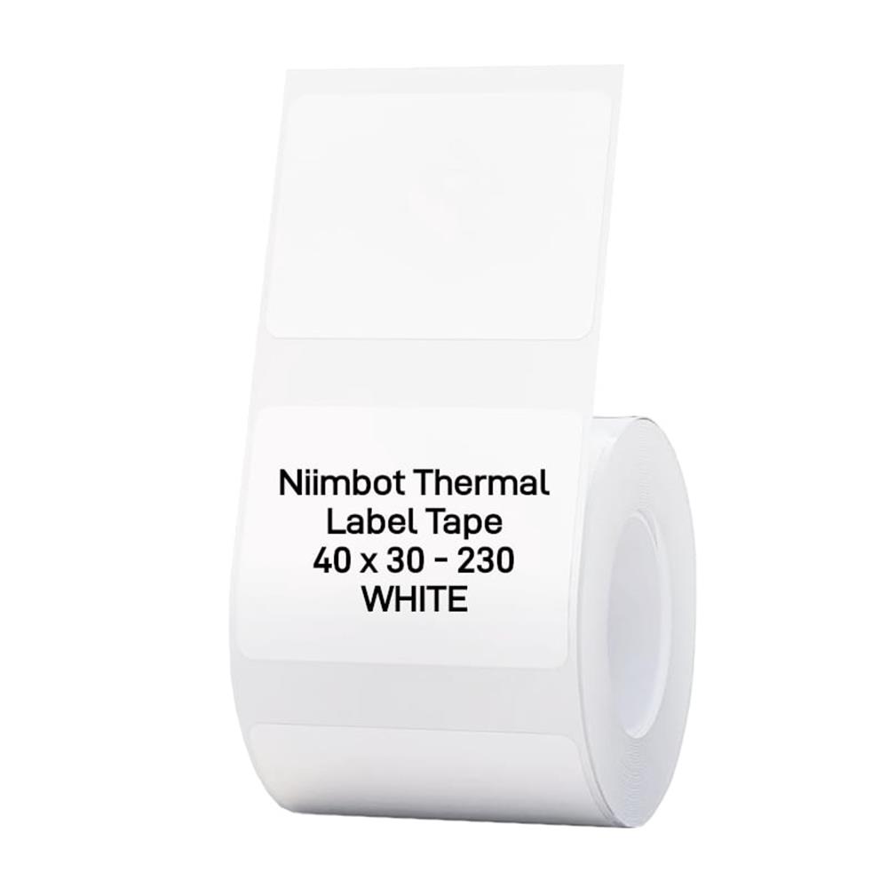 NIIMBOT T40-30-230WHITE Beyaz 40X30MM Termal Etiket 