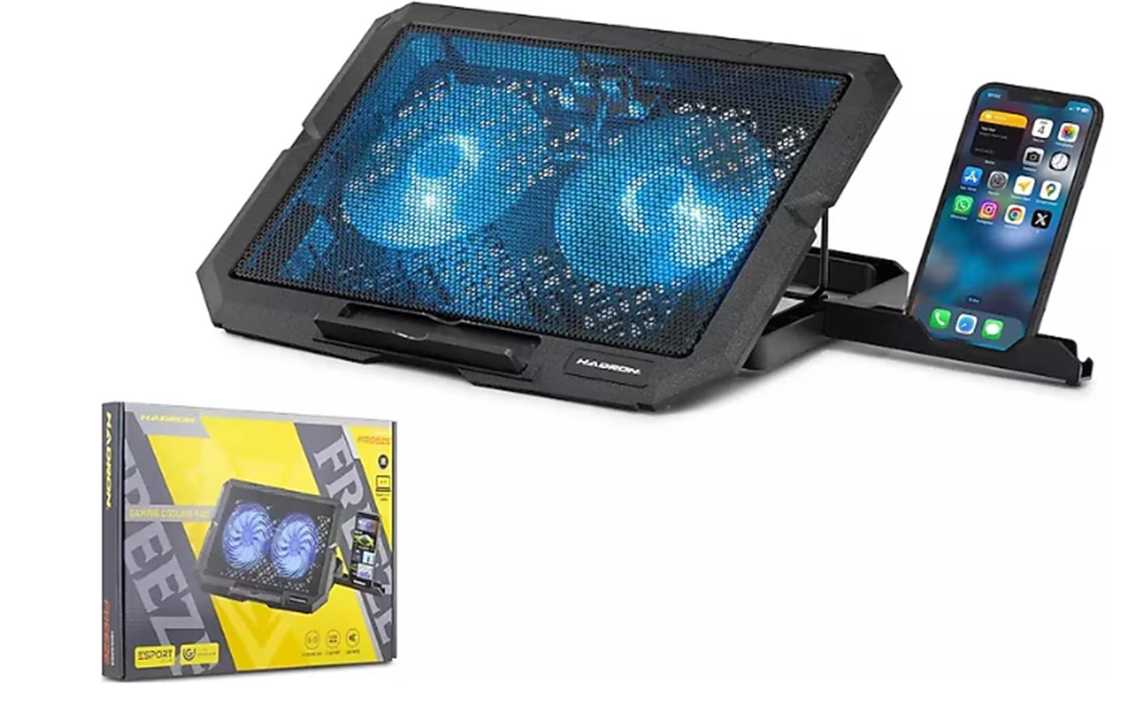 Hadron HDX4253 15" 2 Fanlı Laptop Soğutucu Led Sessiz Çalışma