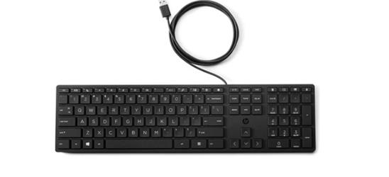HP 9SR37AA 320K Kablolu Usb Q Klavye Siyah