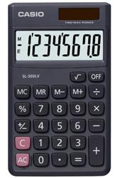 Casio SL-300LV-W-DP 8 Hane Cep Tipi Hesap Makinesi