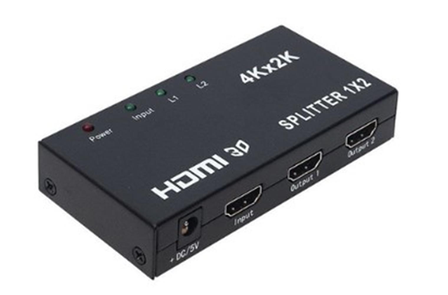 Nova NVC-HDSQP2 4K HDMI 1-2 Splitter 1 Giriş 2 Çıkış  