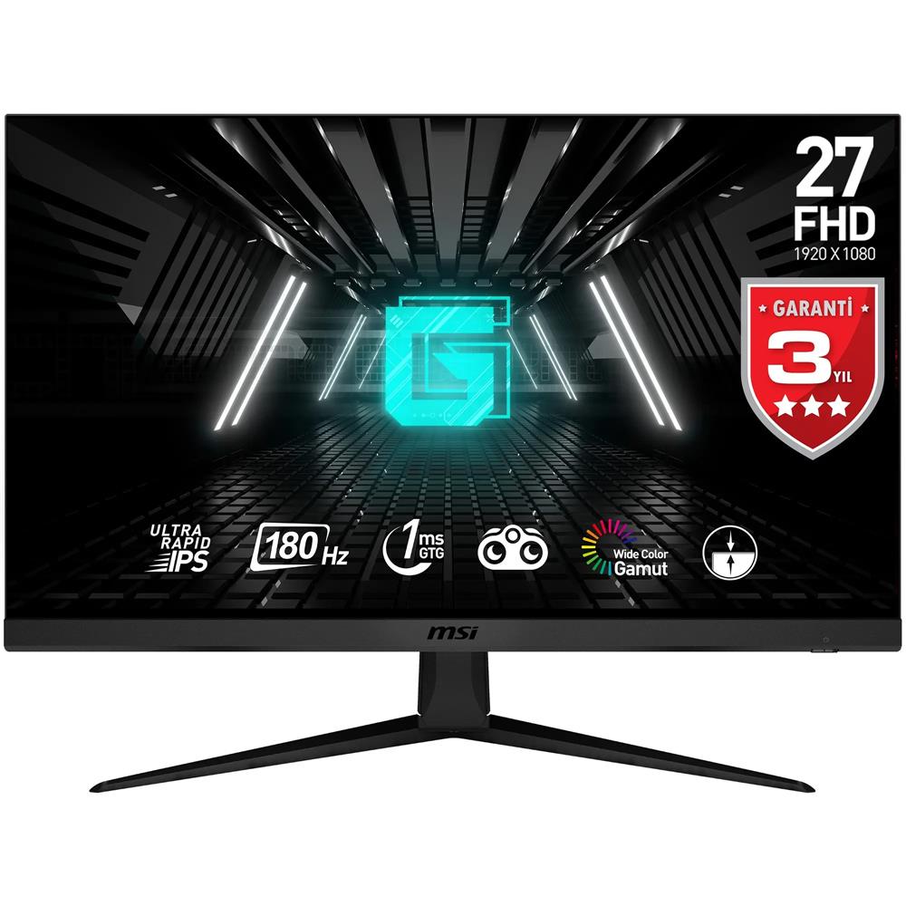 Msi 27" G2712F 1920x1080 (FHD) 16:9 FLAT ULTRA RAPID IPS 180HZ 1MS ADAPTIVE-SYNC Gaming Monitör