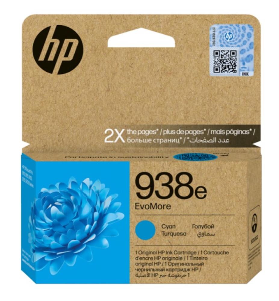 HP 938E CYAN MAVI YUKSEK KAPASITE KARTU 4S6X9PE