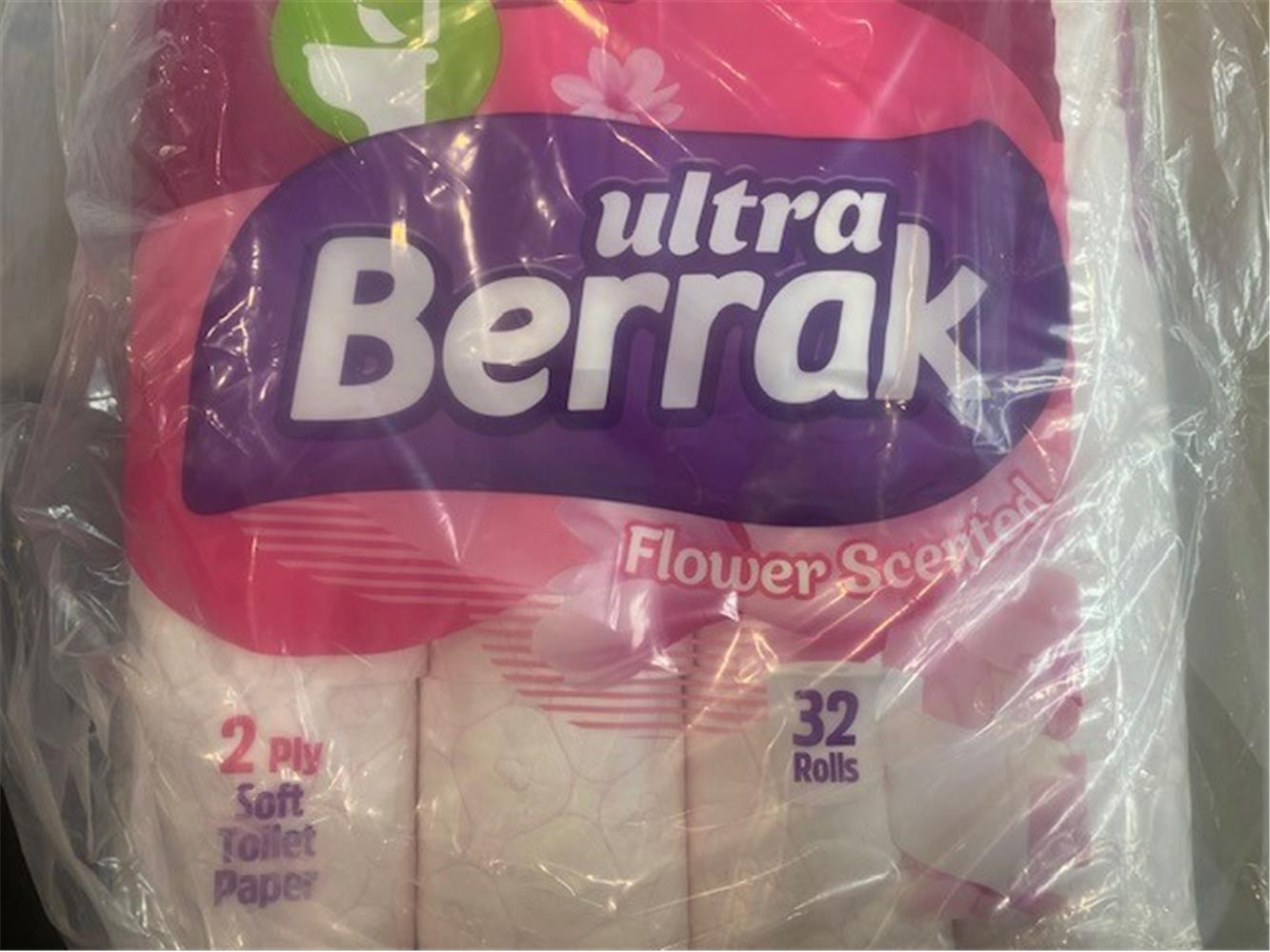 Berrak Ultra 501383 32-3 96 Rulo 2 Katlı Tuvalet Kağıdı Flower Scented (Çiçek Kokulu)