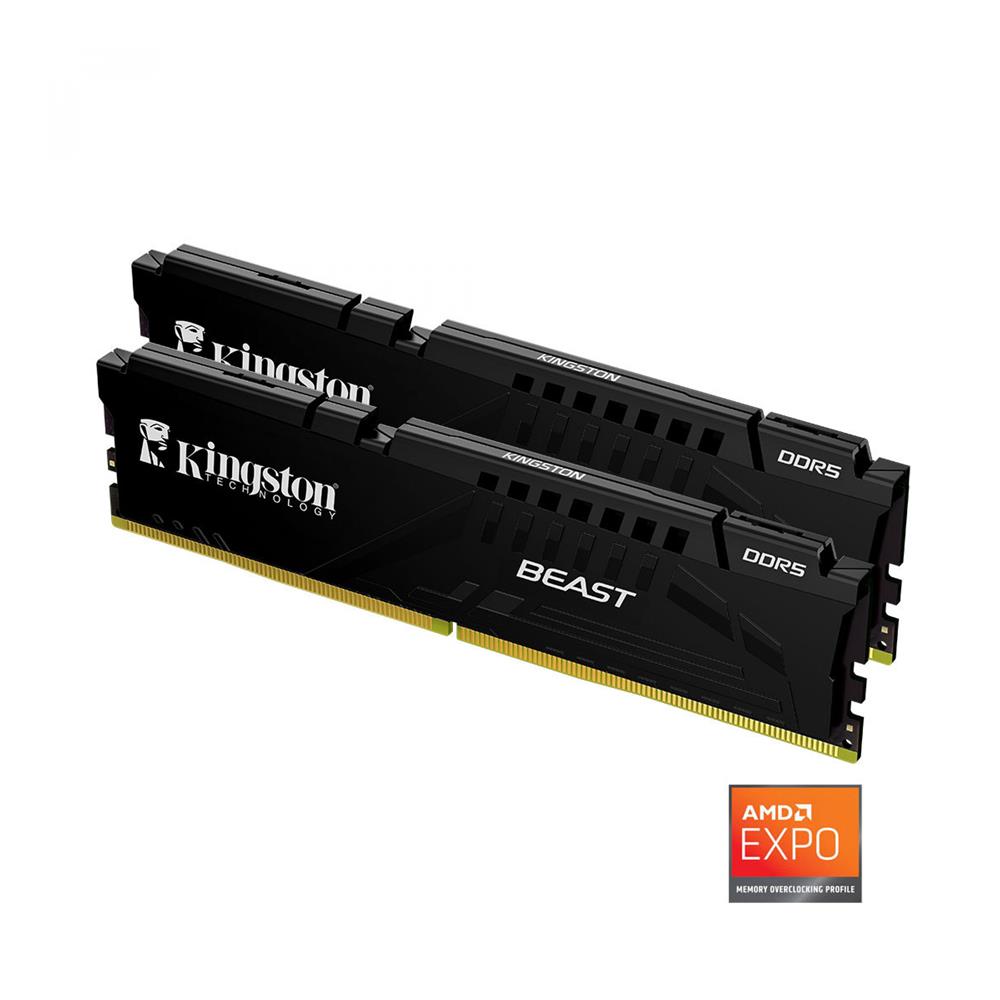 KINGSTON BEAST EXPO 64GB DDR5 6000MHZ KF560C30BBEK2-64TR CL30 KIT (2X32GB) PC RAM