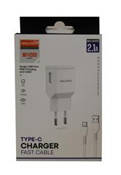 Megatech MT-EC03 2.1A Micro Usb TYPE-C  Kablo+ Ev Şarj Adaptörü Hızlı Şarj