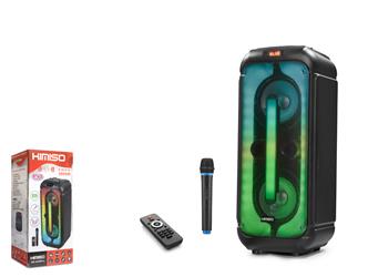 KIMISO QS4239 Pro 3000W Bluetooth Speaker Uzaktan Kumandalı Mikrofonlu 2x8