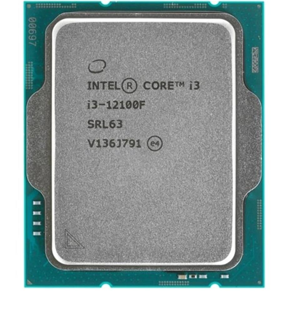 INTEL CORE I3 12100F TRAY 3.3 GHZ 4 EKIRDEK 12MB CACHE LGA1700 SOKET 10NM KUTUSUZ ILEMCI