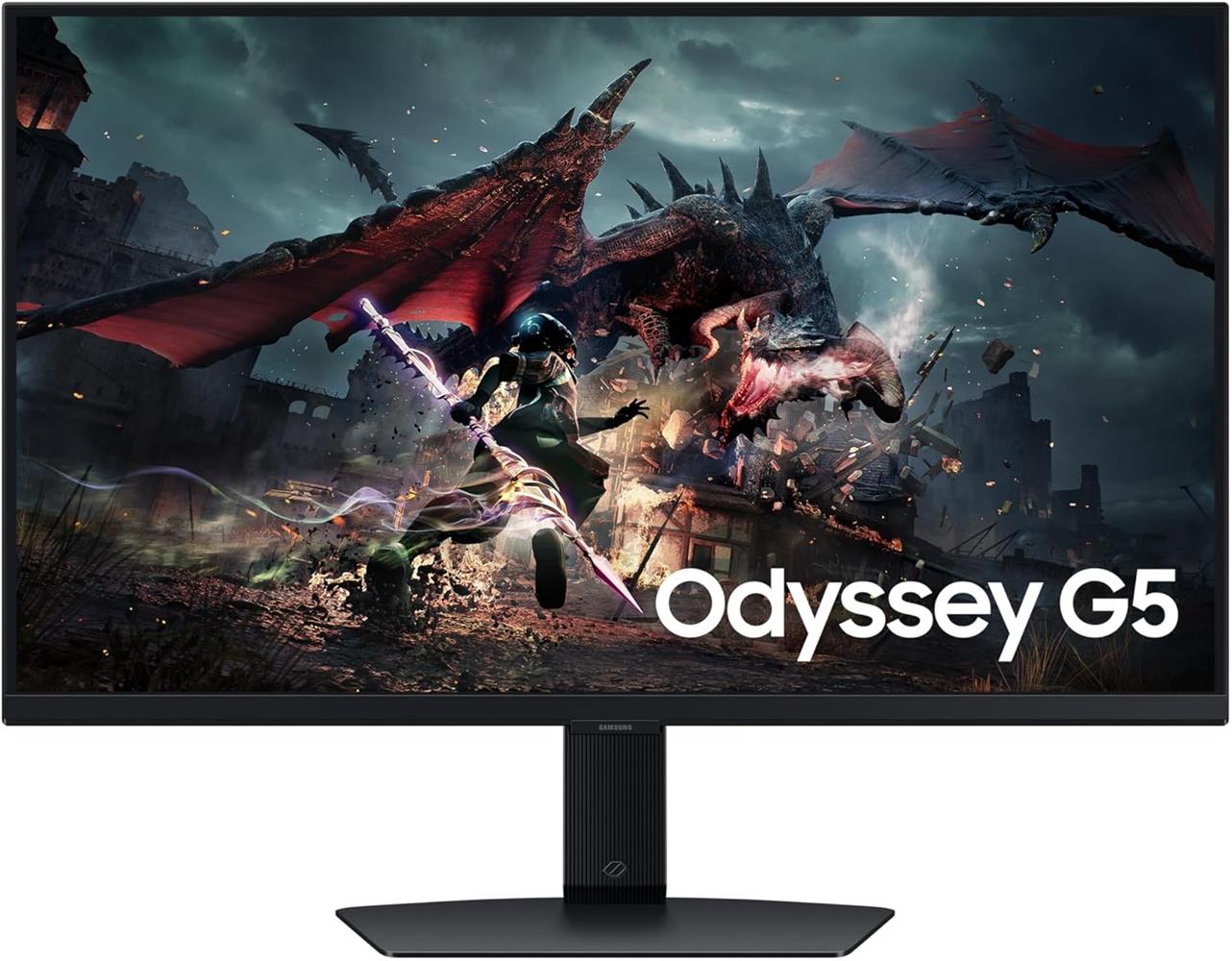 Samsung 27" Odyssey LS27DG502EUXUF 2K 1ms 180Hz DisplayHDR 400 FreeSync Pivot IPS Oyuncu Monitör