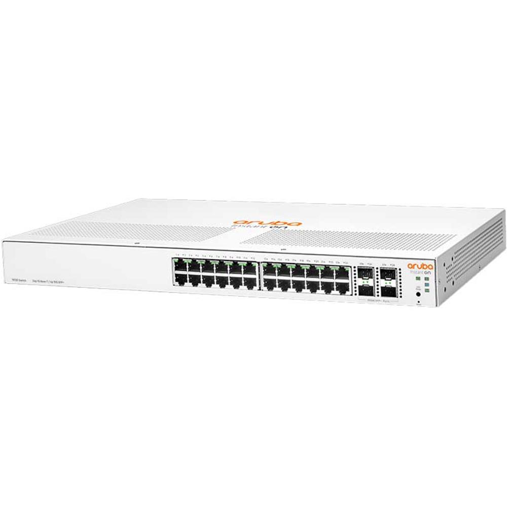 HP ARUBA INSTANT ON 1930-24G JL684B 24 PORT GIGABIT POE 4SFP-SFP+ 370W YNETILEBILIR SWITCH  