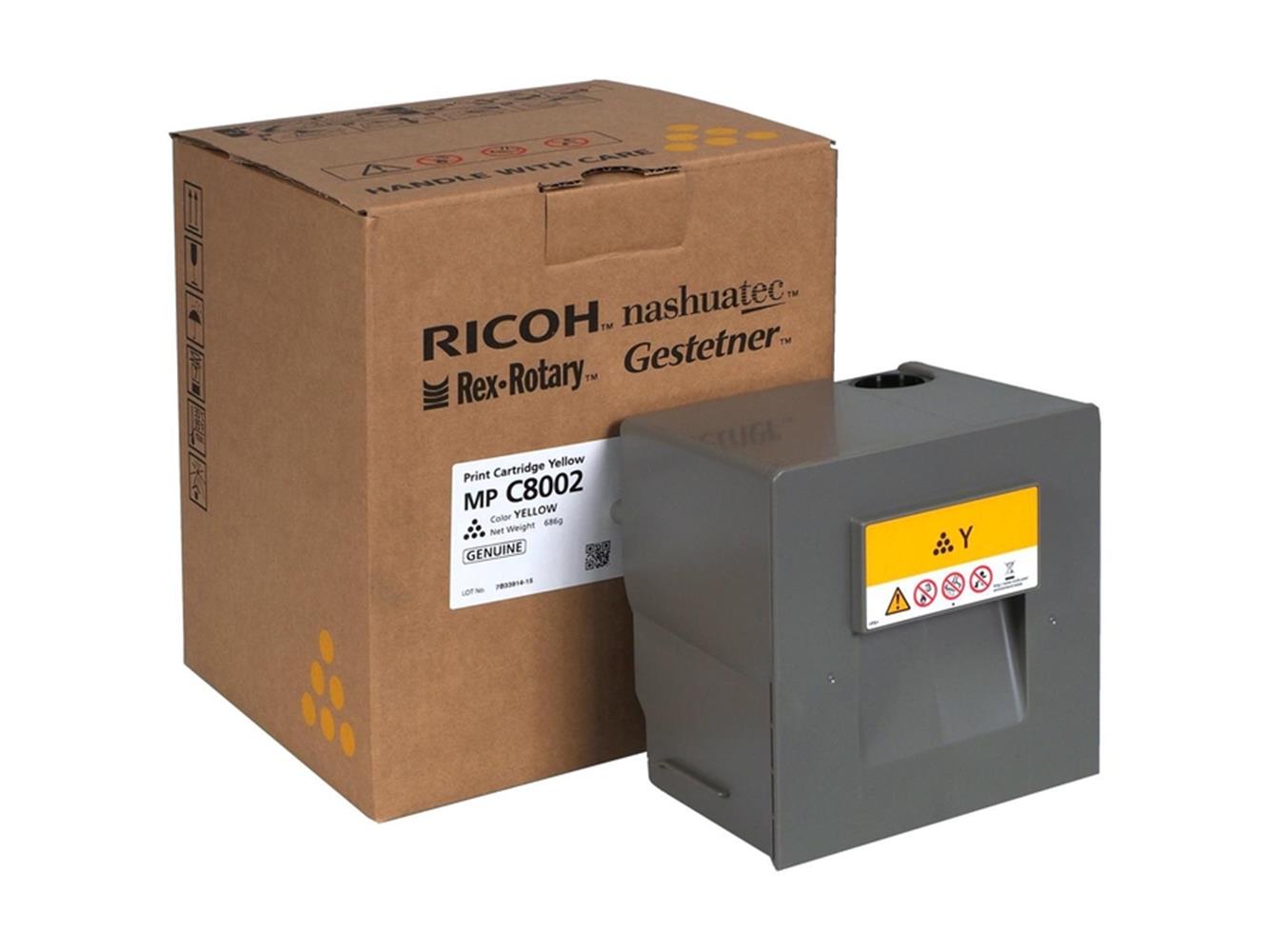 Ricoh MP C6502sp -7502sp -8002sp Sarı Toner 29.000 syf.