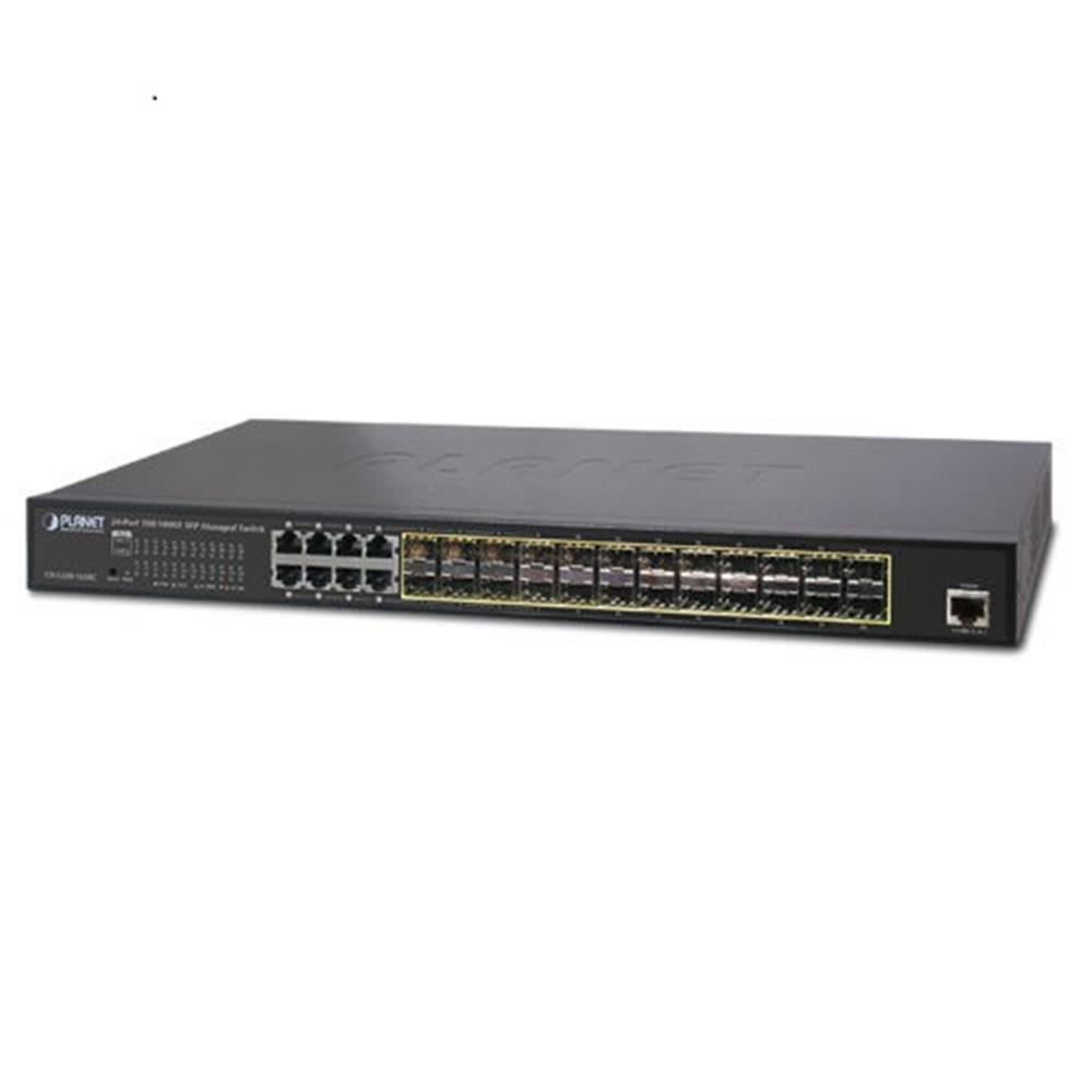 Planet PL-GS-5220-16S8CR Yönetilebilir Switch (L2+ Managed Switch)mini-GBIC-SFP 8-port 10-100-1000B