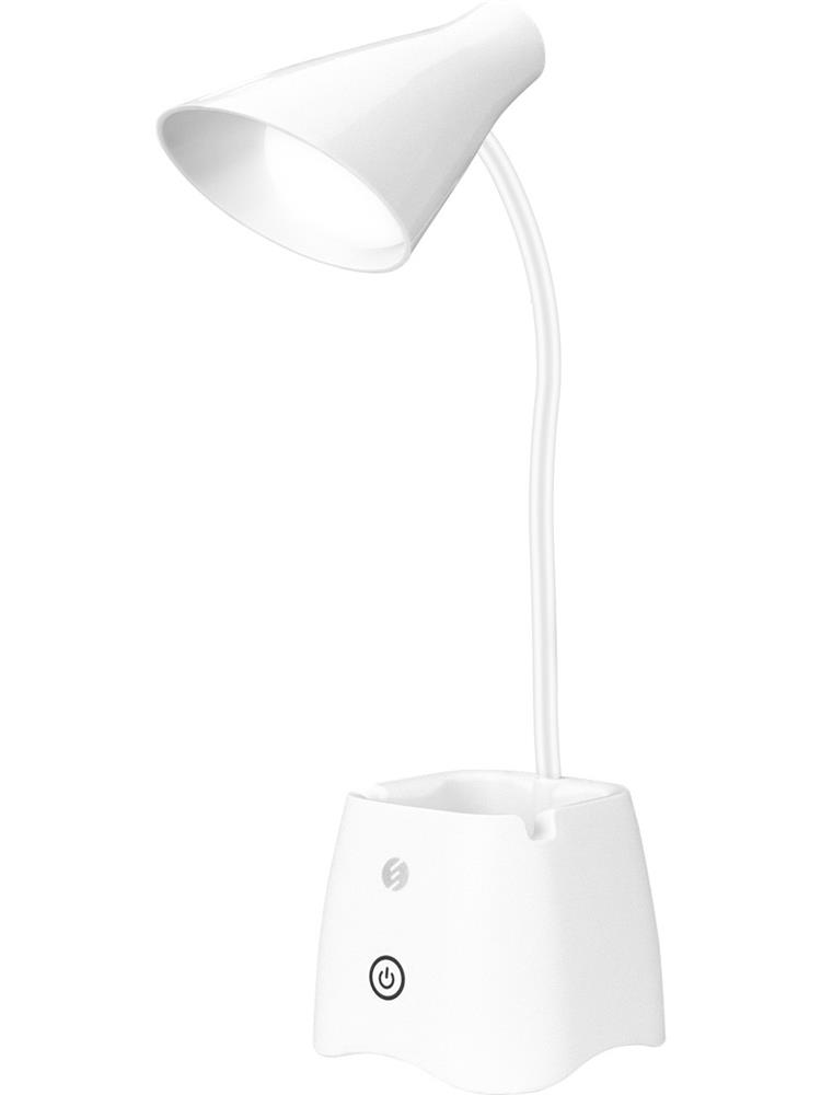 S-link SL-M9000 Usb Destekli Beyaz Masa Klipsli 6 SMD Ledli Okuma Lambası