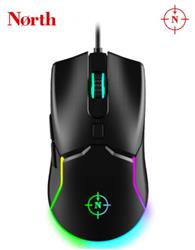 North Combat RGB Kablolu Oyuncu Mouse 