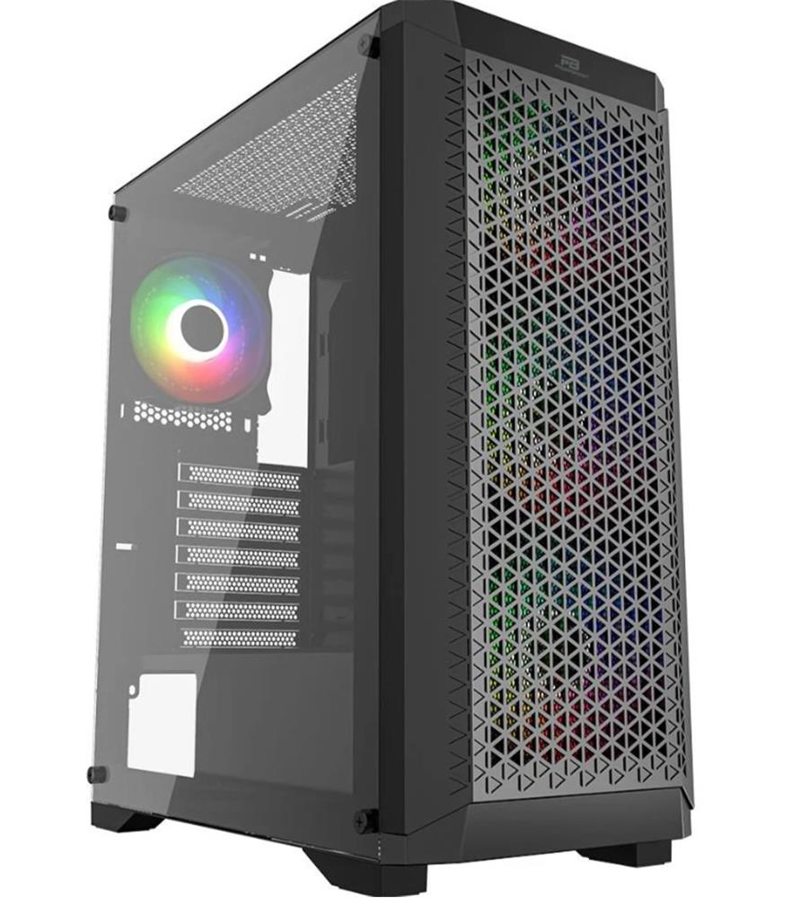 POWERBOOST PB-PS5847B 600W ATX USB 3.0 RAINBOW FANLI MESH GAMING SIYAH KASA 