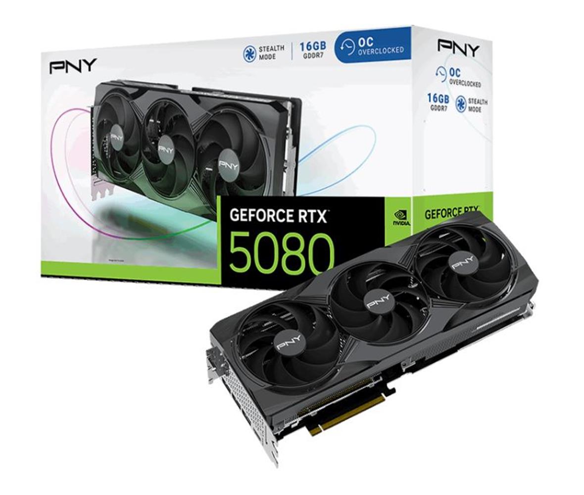 Pny RTX5080 OC VCG508016TFXPB1-O 256 Bit GDDR7 16 GB Ekran Kartı