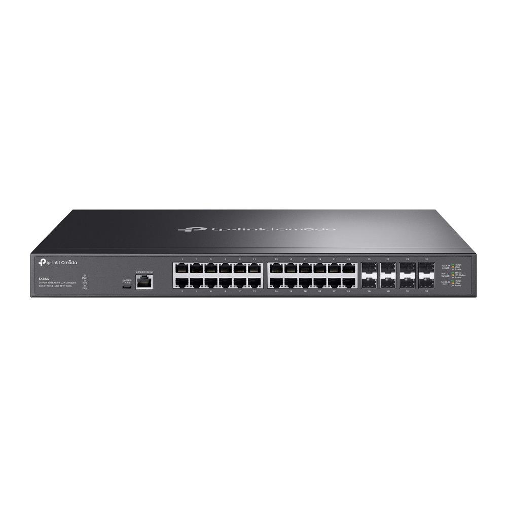 Omada Tp-Link TL-SX3832 24 Port 10G RJ45 8 Port SFP L3 Yönetilebilir Switch