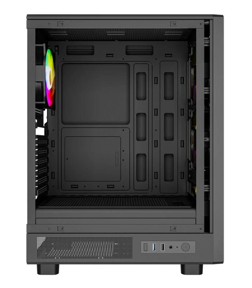 PowerBoost PB-A700B 750W 80+ BRONZE ATX USB 3.0 Rainbow Fanly Mesh Gaming Siyah Kasa 