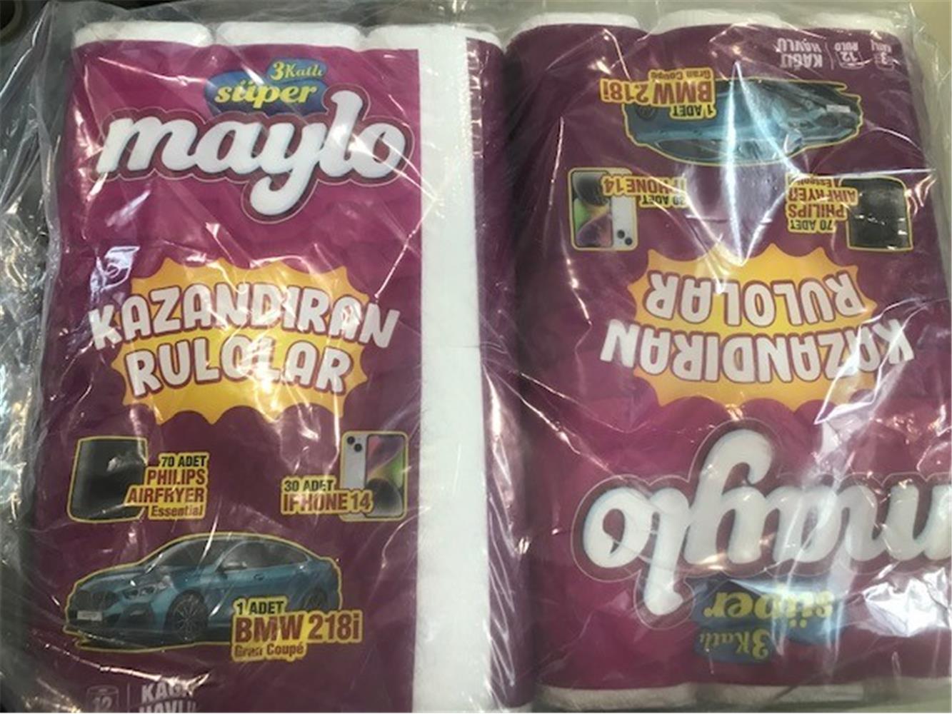 Maylo 501559 Katlı 12X4 48 Rulo Havlu Kağıt