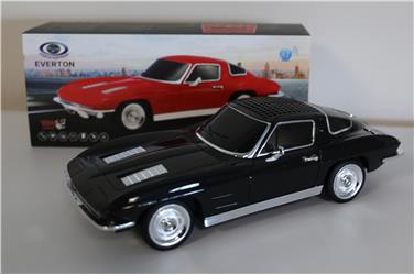 EVERTON RT-1956 Siyah Arabalı  Bluetooth Fm-Usb-Tf-Aux Şarjlı Nostaljik Radyo